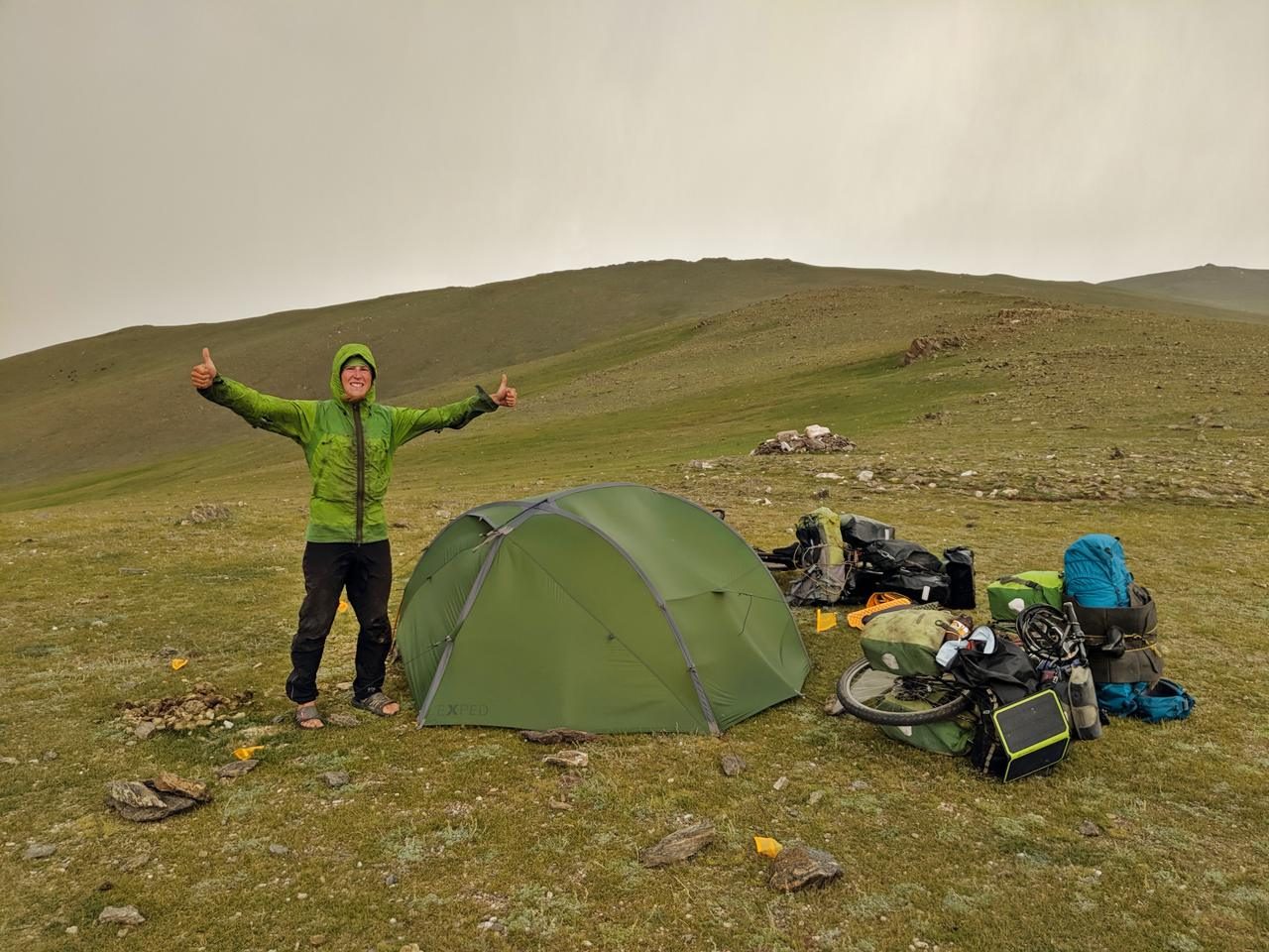 Sturm in der Mongolei